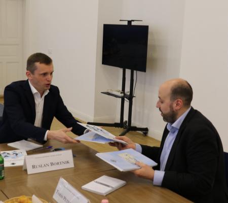 The visit of Mr. Ruslan Bortnik political scientist at IFAT